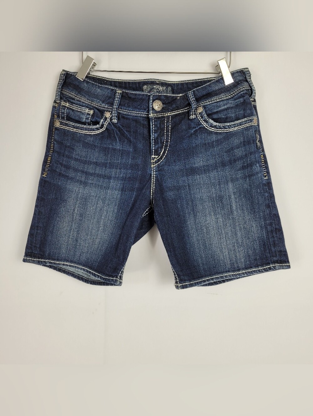 Silver Suki Denim Jean Shorts Size 29